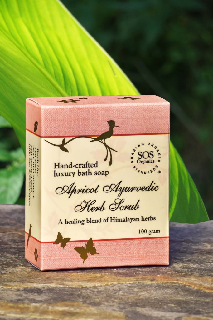 Apricot Ayurvedic Herb Scrub Soap
