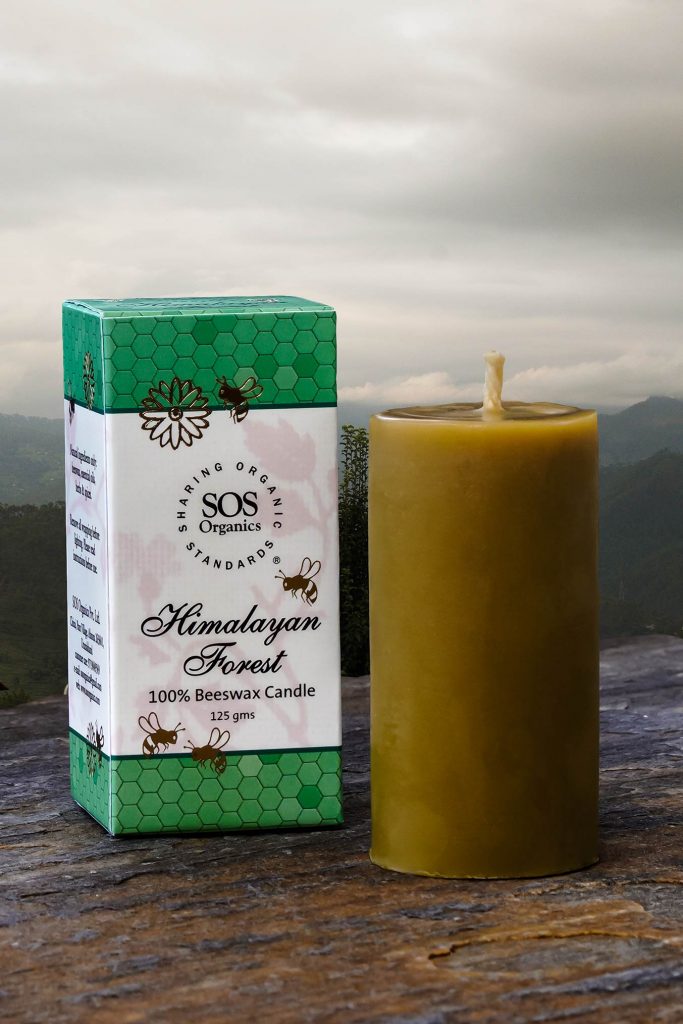 Himalayan ForestBeeswax Candle