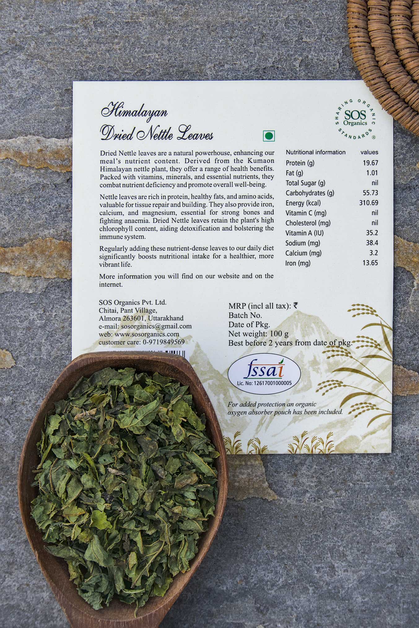 Himalayan Dried Nettle Leaves